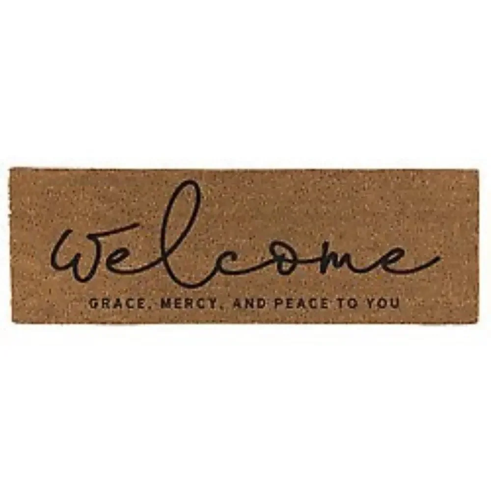 ❤️NWT❤️Door Mat - Welcome Grace Mercy Peace to You